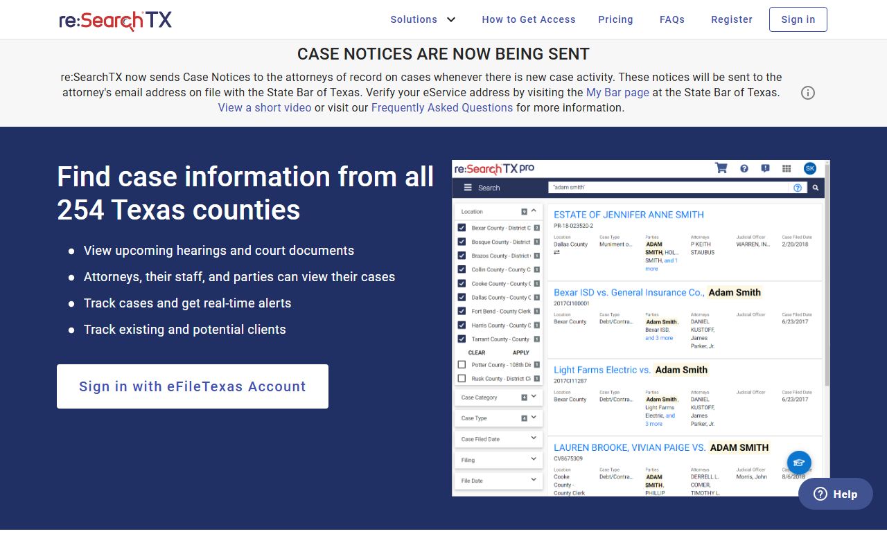 Nolan County court records after arrest search through re:SearchTX